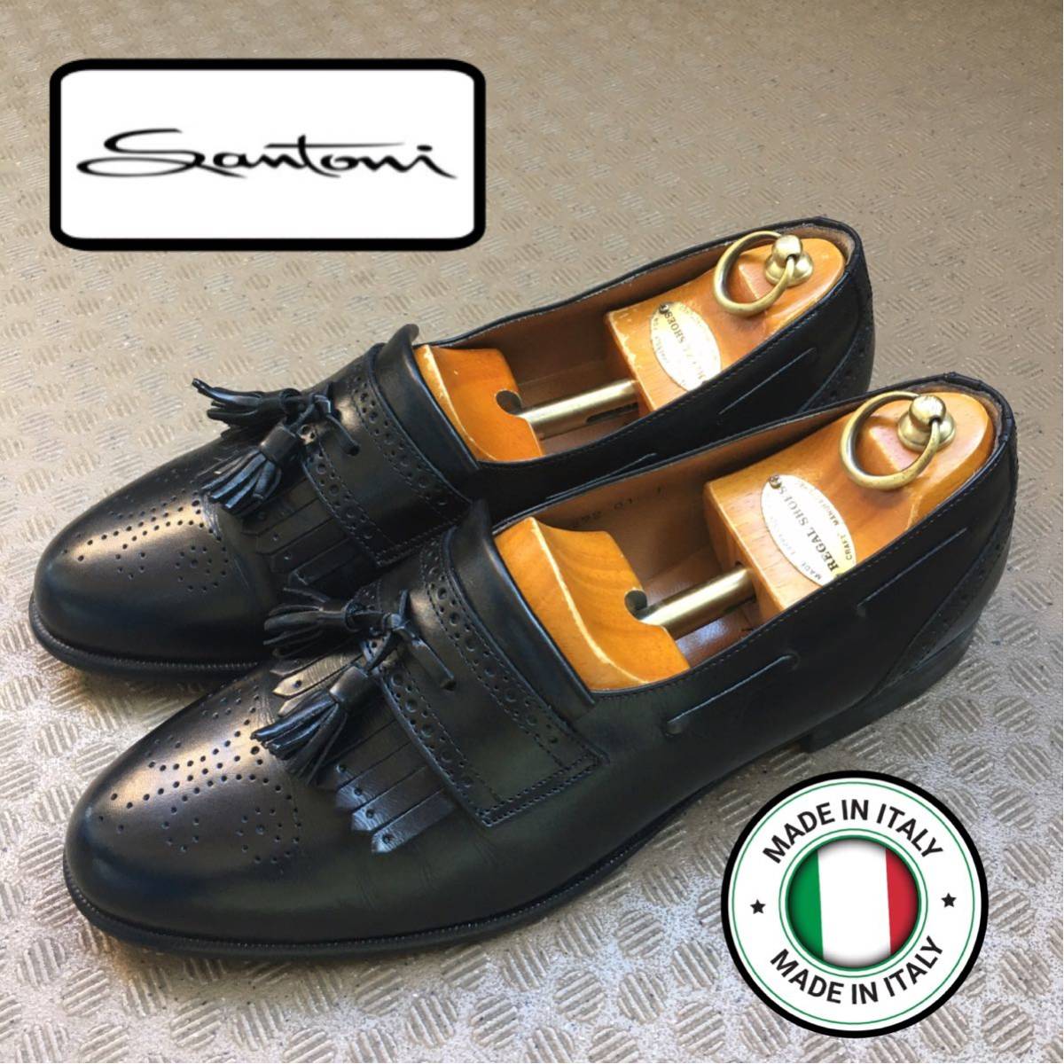 高質で安価 ☆【 Santoni 】☆ イタリア製 メダリオン タッセル