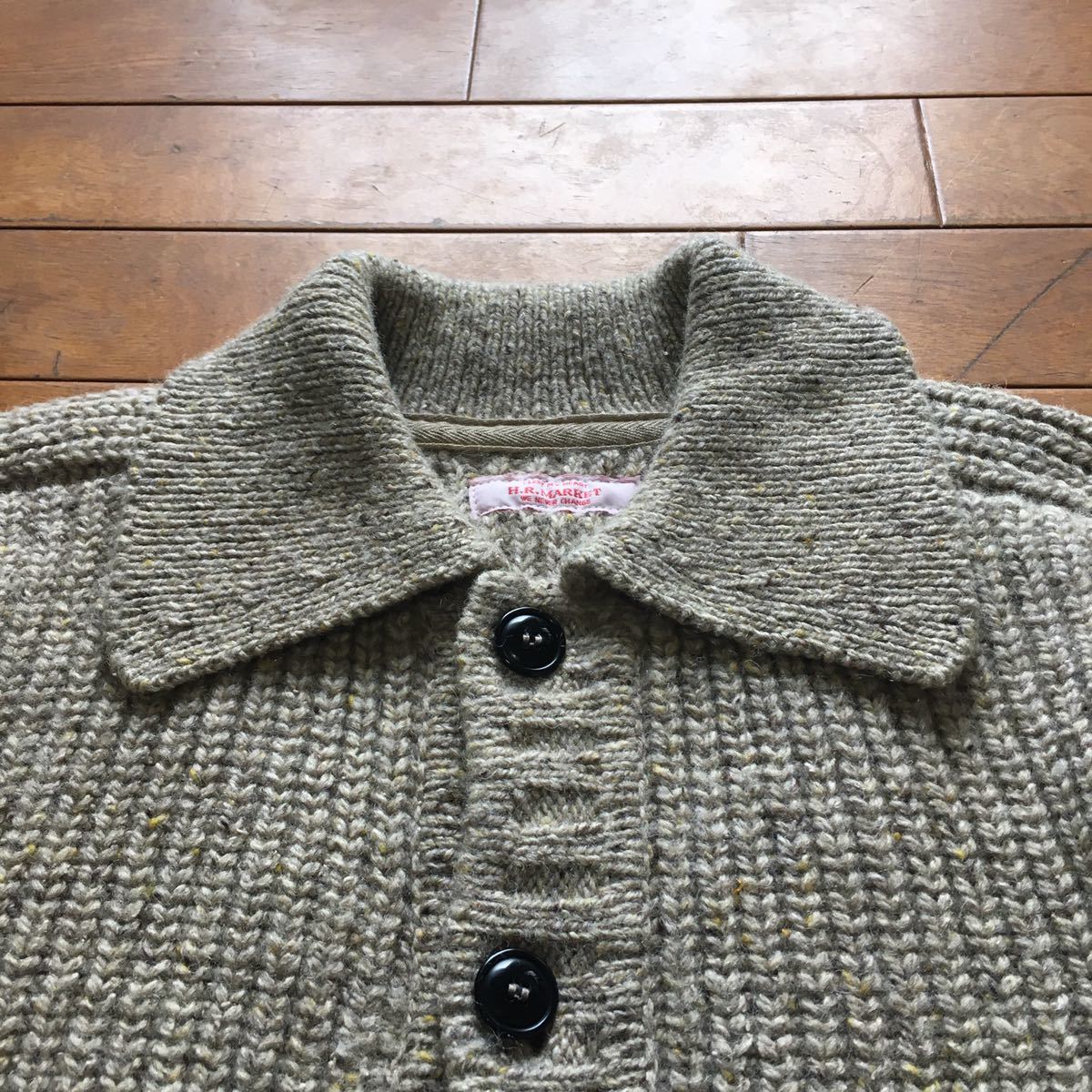 *[ H.R.MARKET ]* Polo color wool knitted jacket cardigan * size 1*O359