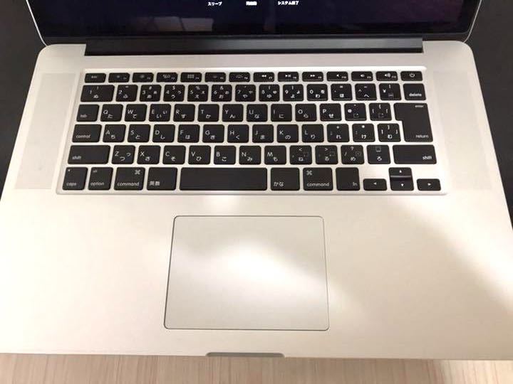 MacBook Pro 15.4インチ Retinaディスプレイ シルバー_画像5