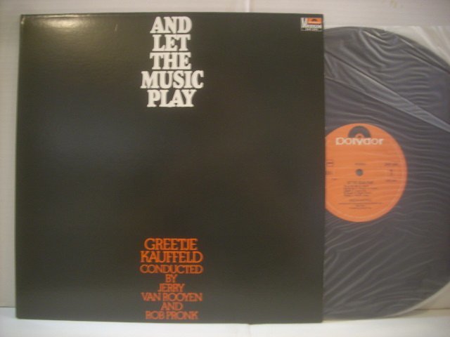 ●LP GREETJE KAUFFELD BY JERRY VAN ROOYEN AND ROB PRONK / AND LET THE MUSIC PLAY フリーチャ・カウフェルト フリーソウル ◇r40812_画像1