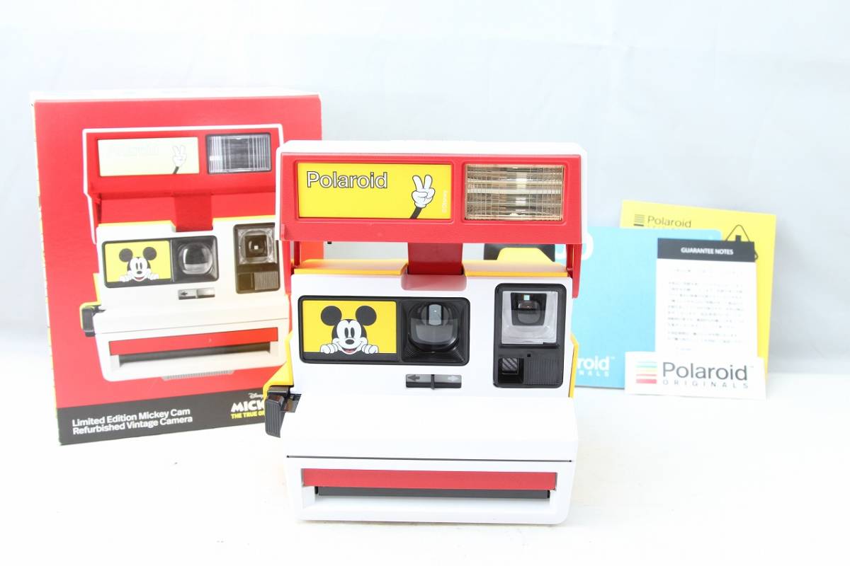 新品未使用品☆Polaroid Limited Edition Mickey Cam Vintage 600