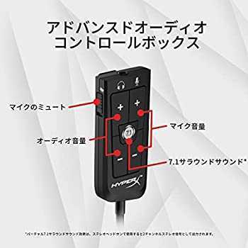 HyperX Cloud II ゲーミングヘッドセット 7.1バーチャルサラウンドサウンド対応 USBオーディオコントロールボックス付属 レッド PS4/PC_画像5