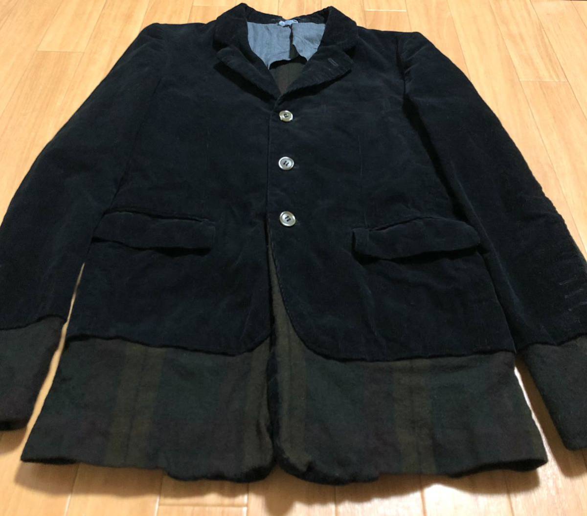  Comme des Garcons Homme pryusad2005 wool .. jacket switch do King EVER GREEN homme plus archive corduroy product dyeing processing 