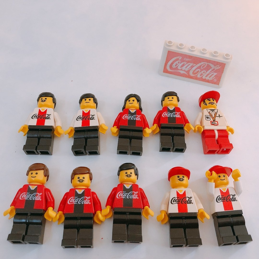 ヤフオク! - □ レゴ LEGO ミニフィグ サッカープレーヤー 10体