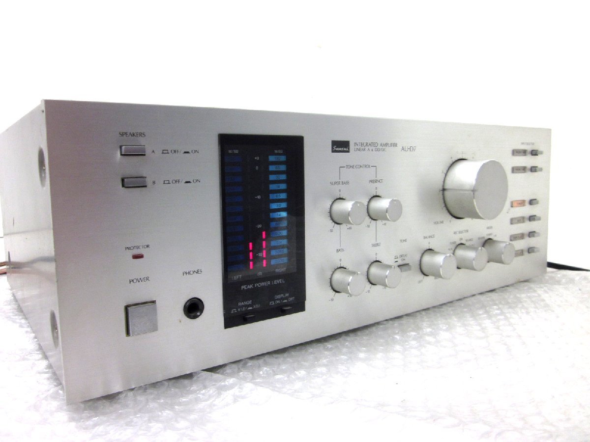 □◇ Sansui AU-D7 サンスイ プリメインアンプ 80S オールド □◇ Sansui AU-D7 サンスイ プリメインアンプ 80S オールド