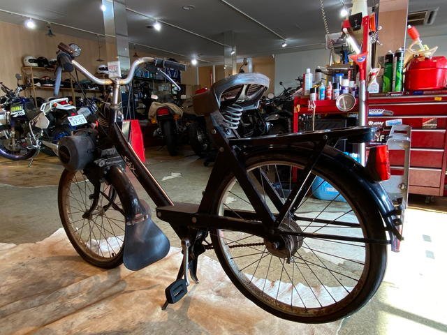 □MOTOBECANE VELO SOLEX 3800 モトべカン ヴェロソレックス3800 50cc ブラック パーツ取り 部品取り車 ベース車 バイク 札幌発★_画像5