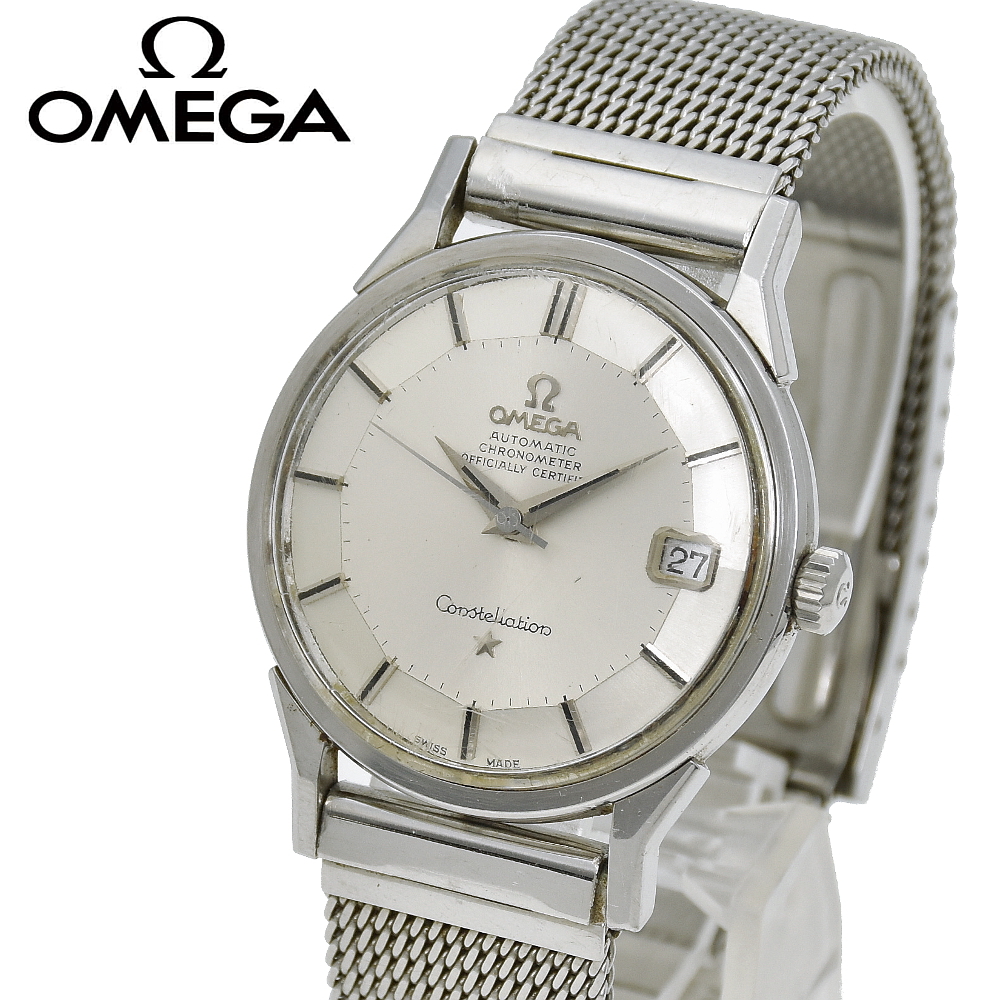 OMEGA オメガ コンステレーション12角 自動巻き メンズ腕時計 シルバー