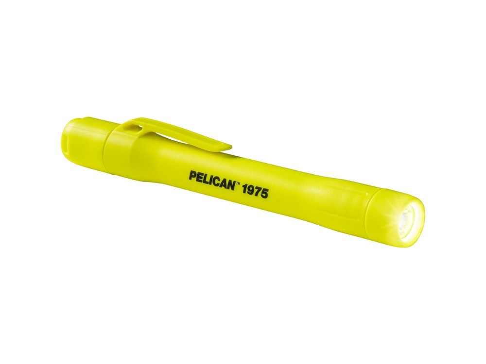 PELICAN пеликан свет 1975 лампа светодиодной подсветки YELLOW[ желтый ] мигающий свет LED свет фонарик-ручка 