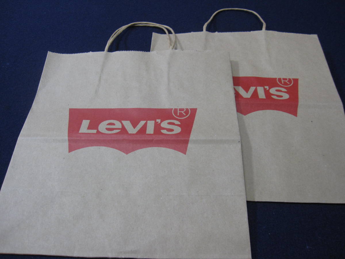 【リーバイス】 ★ Levis リーバイス 【ショッピング ペーパーバック】4枚セット ★ 未使用品 / バッドウィングロゴ_画像4