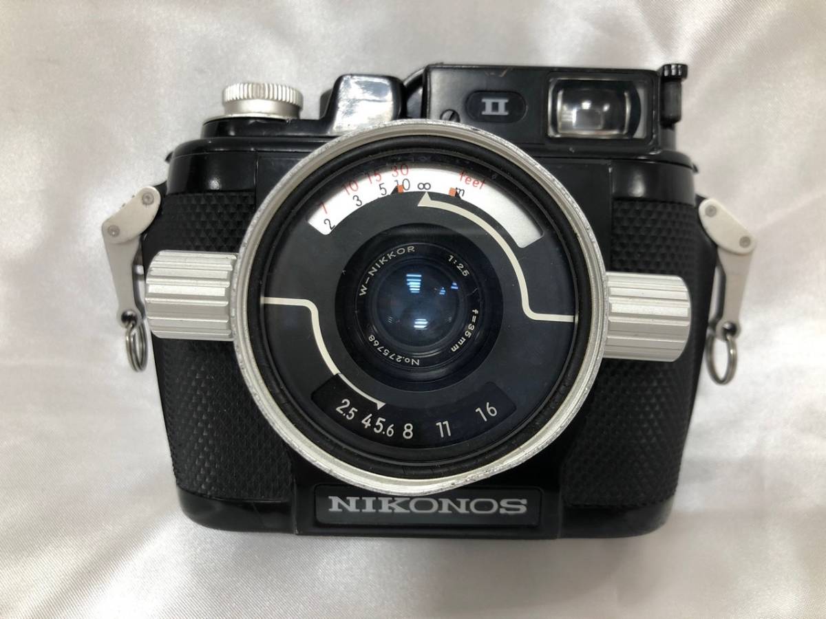 Nikon ニコン NIKONOS Ⅱ ニコノス W-NIKKOR 1:2.5 f=35mm 水中カメラ フィルムカメラ ジャンク 【7315_画像1