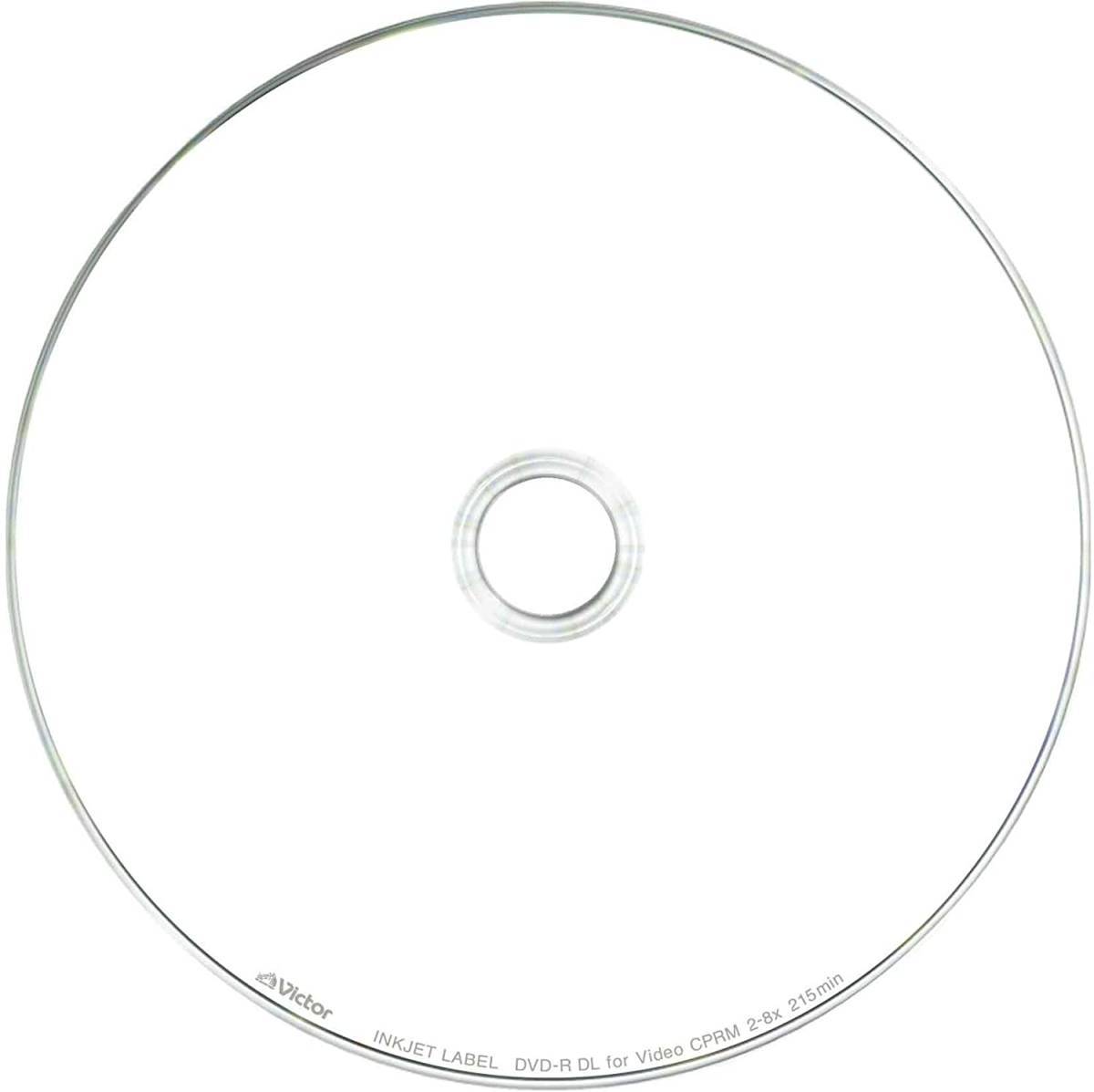 ◆送料無料◆録画用DVD-R DL 片面2層 CPRM 8倍速 8.5GB AVCREC/HD Rec対応 日本製 ワイドホワイトプリンタブル 20枚 VD-R215CS20　　　　