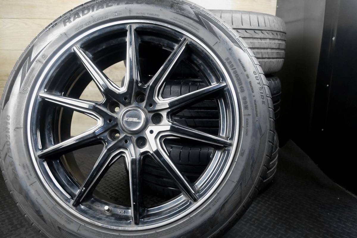 やセンター】 225/40R19 19インチ HOT STUFF クロススピード ハイパー