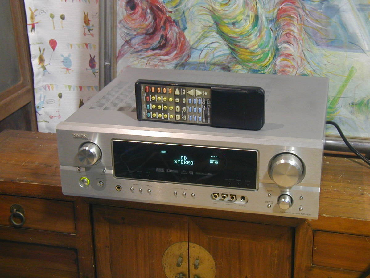 **DENON AVC-1630 AV amplifier at that time regular price 56000 jpy. operation excellent..**