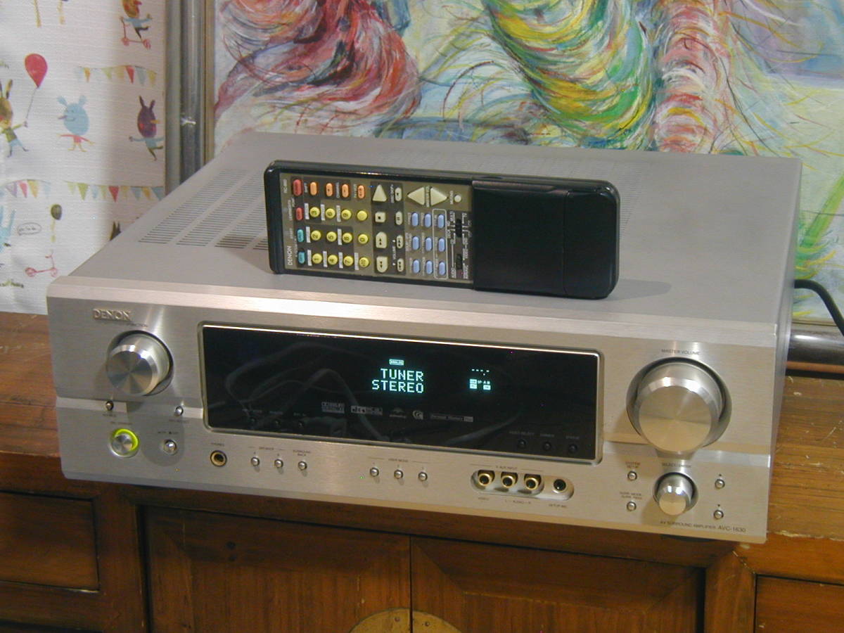 **DENON AVC-1630 AV amplifier at that time regular price 56000 jpy. operation excellent..**