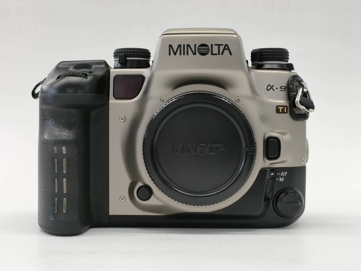 新到着 フラグシップ機♪◇ミノルタ α-9Ti◇ α-9Ti◇チタン◇MINOLTA