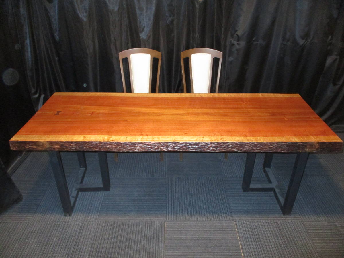 ブビンガ 一枚板 (無垢) 座卓テーブル テーブル | mediacenter 
