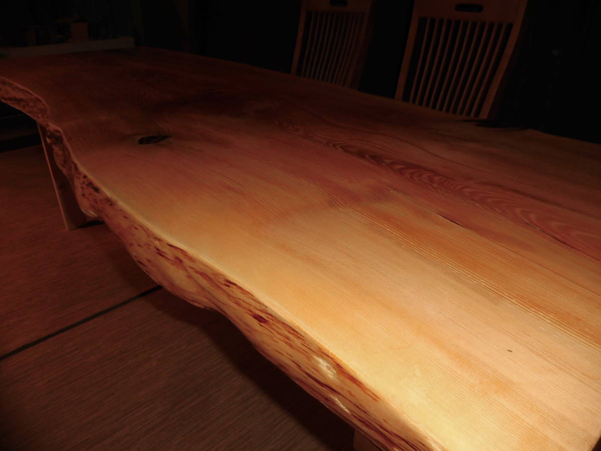 Ｑ075 ■栂　トガ　豪華　テーブル　板　　ローテーブル 　ダイニング　 カウンター　 座卓 天板 　無垢　一枚板