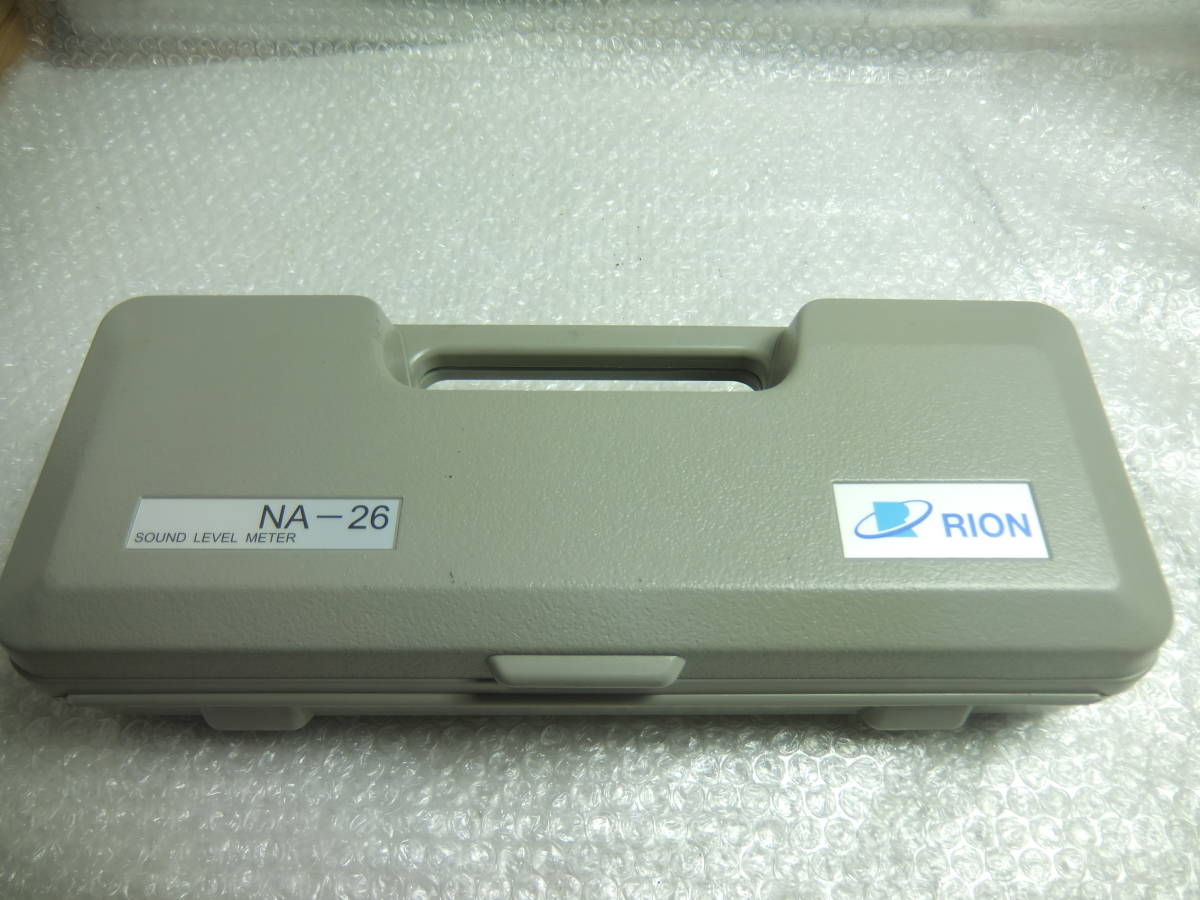 RION 普通騒音計 NA-26 ケース付 検定 平成35年 リオン 乾電池式 RION 普通騒音計 NA-26 ケース付 検定 平成35年 リオン 乾電池式
