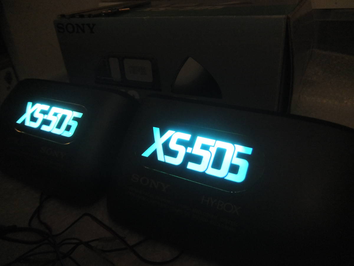 ソニー XS-505 置き型 スピーカー イルミネーション SONY 旧車 ソニー XS-505 置き型 スピーカー イルミネーション SONY 旧車