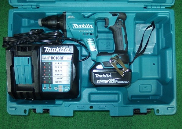 マキタ FS455DRG 18V充電式スクリュードライバ 回転数4500min-1 6.0Ahバッテリ1個付セット 青 新品