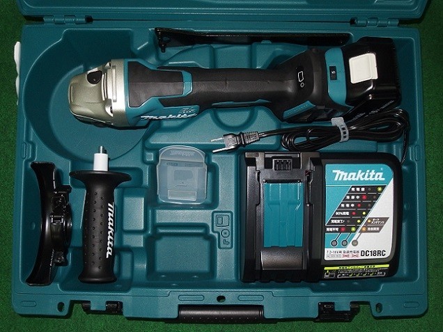 全日本送料無料 18V-125mm無線連動対応充電式ディスクグラインダ GA518DRG マキタ パドルスイッチ+ブレ-キ付 新品 6.0Ahバッテリ1個付セット ディスクグラインダー 全日本送料無料 18V-125mm無線連動対応充電式ディスクグラインダ GA518DRG マキタ パドルスイッチ+ブレ-キ付 新品 6.0Ahバッテリ1個付セット ディスクグラインダー