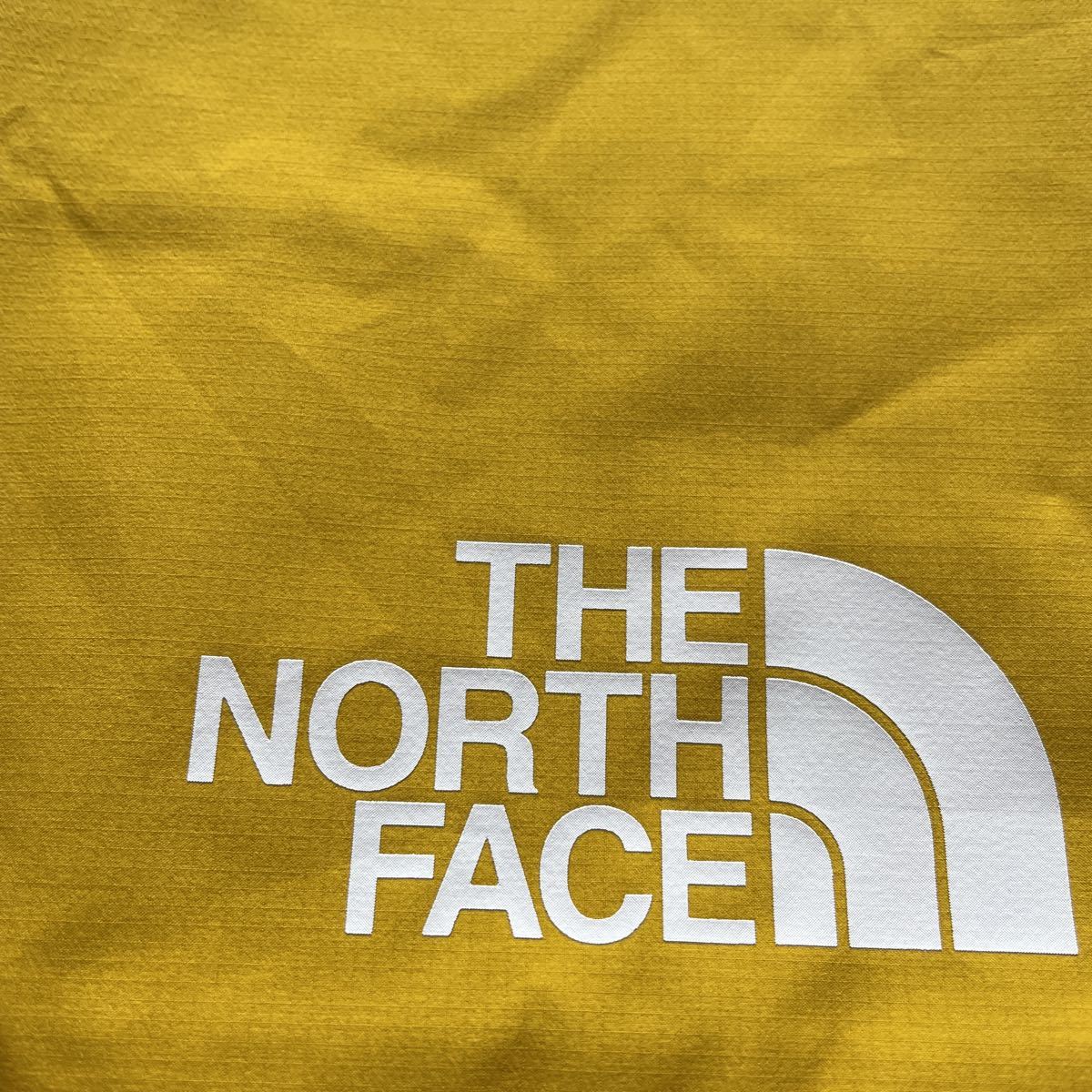 新品 黄色 THE NORTH FACE ノースフェイス シューズケース シューズ バッグ スタッフバッグ ナイロン 巾着 登山 袋 収納 アウトドア 旅行 8の画像4