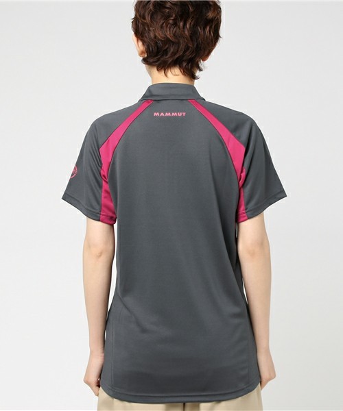 新品 マムート MAMMUT XS(S相当）グレー ハーフジップシャツ W's Performance Dry Zip T-Shirts 39 登山 半袖T Tシャツ アウトドア 9504円_画像2