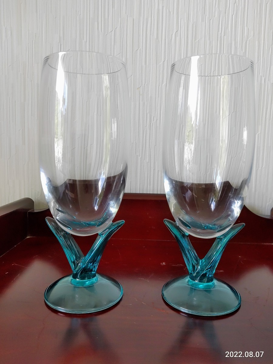 グラス   2個セット   昭和レトロ   アルコールグラス