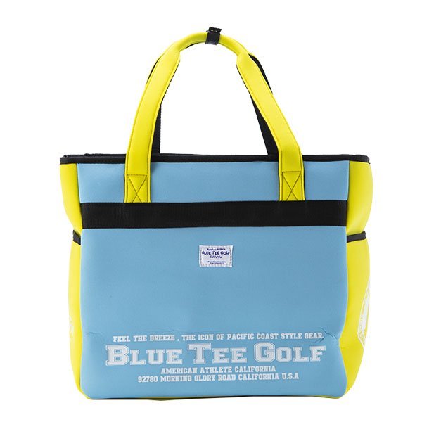 ■4送料無料【サックス・イエロー】ブルーティーゴルフ ストレッチ 2トーン 大型ボストンバッグ 【BB-001】 BLUE TEE GOLF_画像6