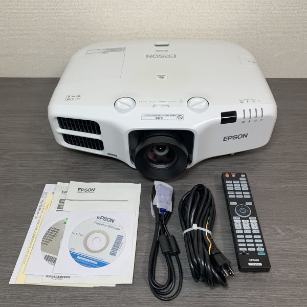 投影良好・美品】 EPSON プロジェクター EB-4770W ランプ899H エプソン
