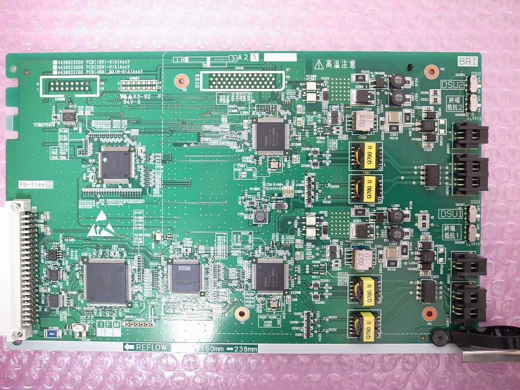 買取 強化 □□saxa PLATIA 2局ISDN外線ユニット 【2BRI-01A