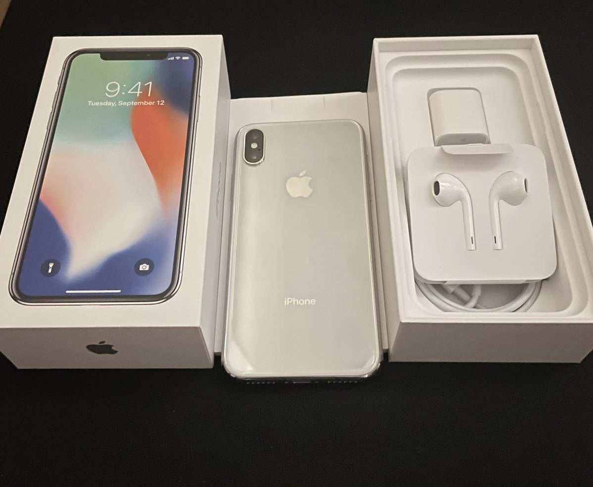お気にいる グレイ iPhoneX ストア版シムフリー 64G 64G IPhoneX 携帯