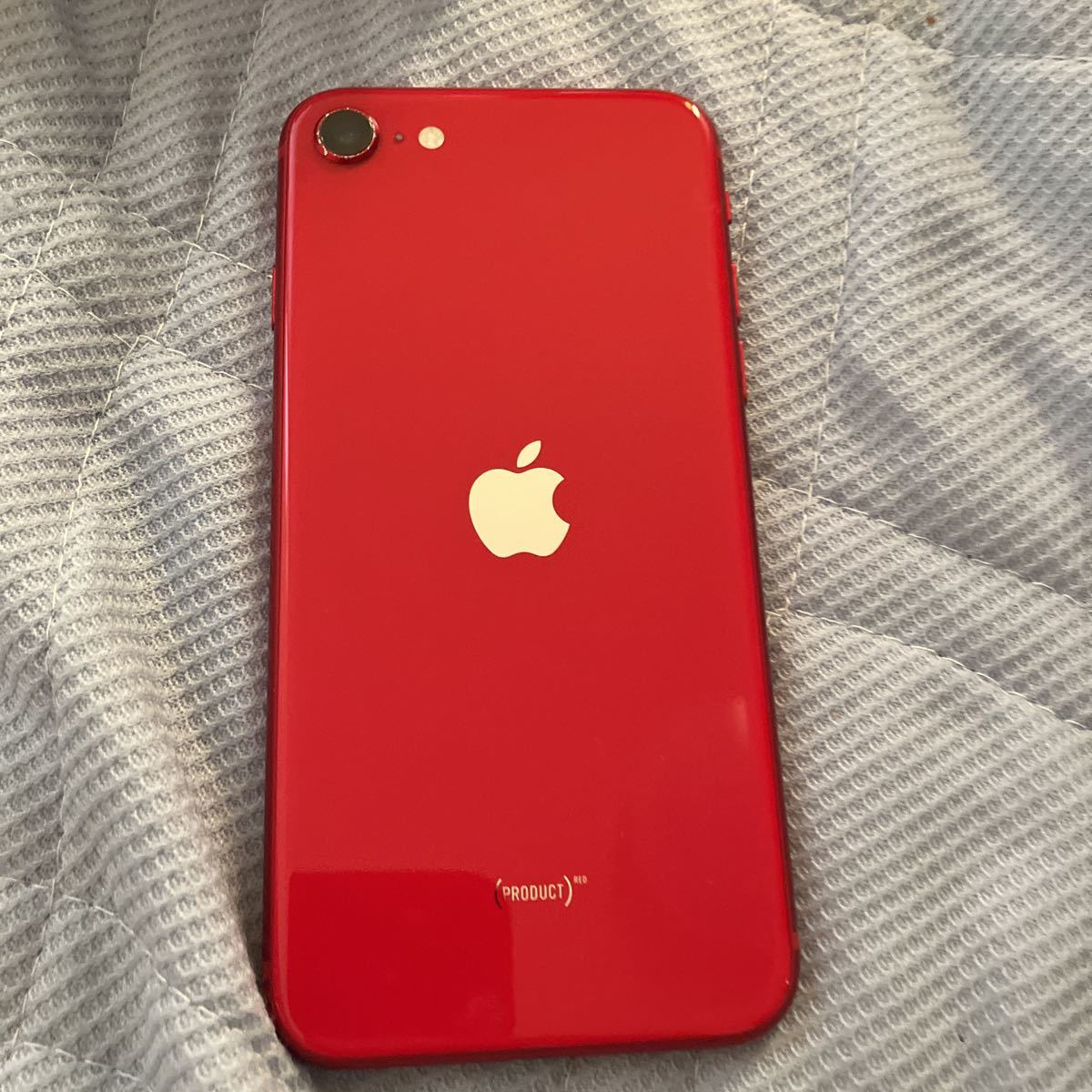 iPhone se 第2世代 128GB (PRODUCT)RED 画面傷あり 付属品未使用SIMフリー
