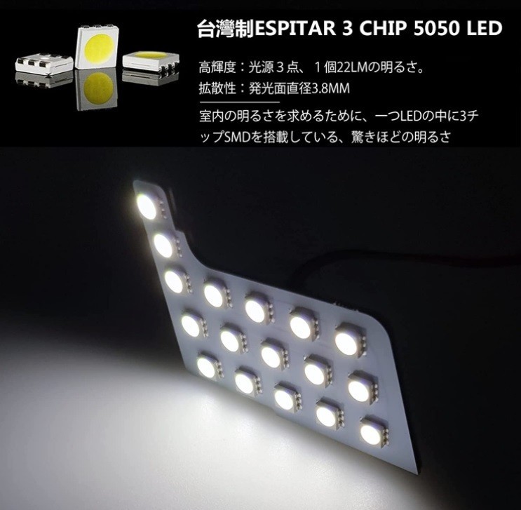 日産  ノート E13/SNE13  LED ルームランプ 専用設計 ホワイト