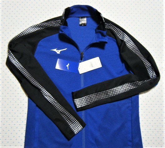  Mizuno MIZUNO training for high performance full Zip jacket * mesh jersey blue color size M. sweat speed ./ stretch function regular price 8,690 jpy 