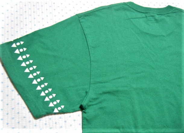 ももいろクローバーＺ　5TH DIMENSION　JAPAN TOUR プリントTシャツ・有安杏果シャツ　半袖　緑色　サイズ XL　綿100％　＠応援グッズ_画像8