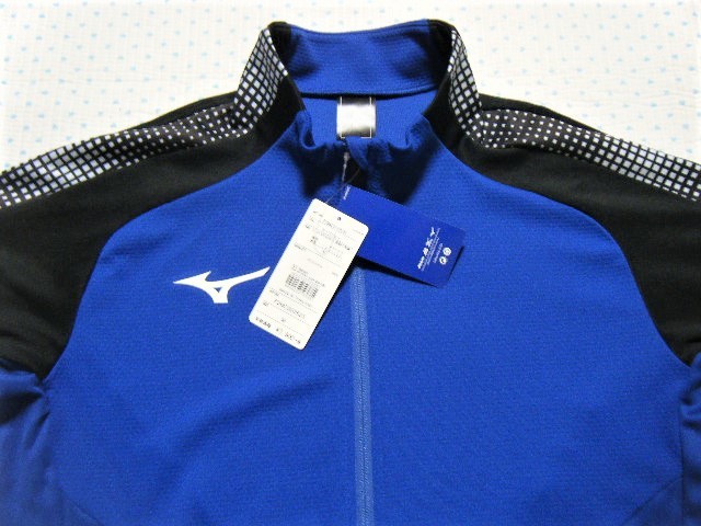  Mizuno MIZUNO training for high performance full Zip jacket * mesh jersey blue color size M. sweat speed ./ stretch function regular price 8,690 jpy 