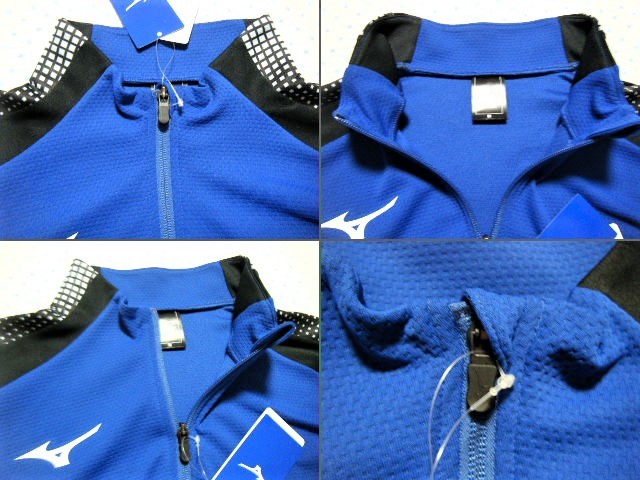  Mizuno MIZUNO training for high performance full Zip jacket * mesh jersey blue color size M. sweat speed ./ stretch function regular price 8,690 jpy 