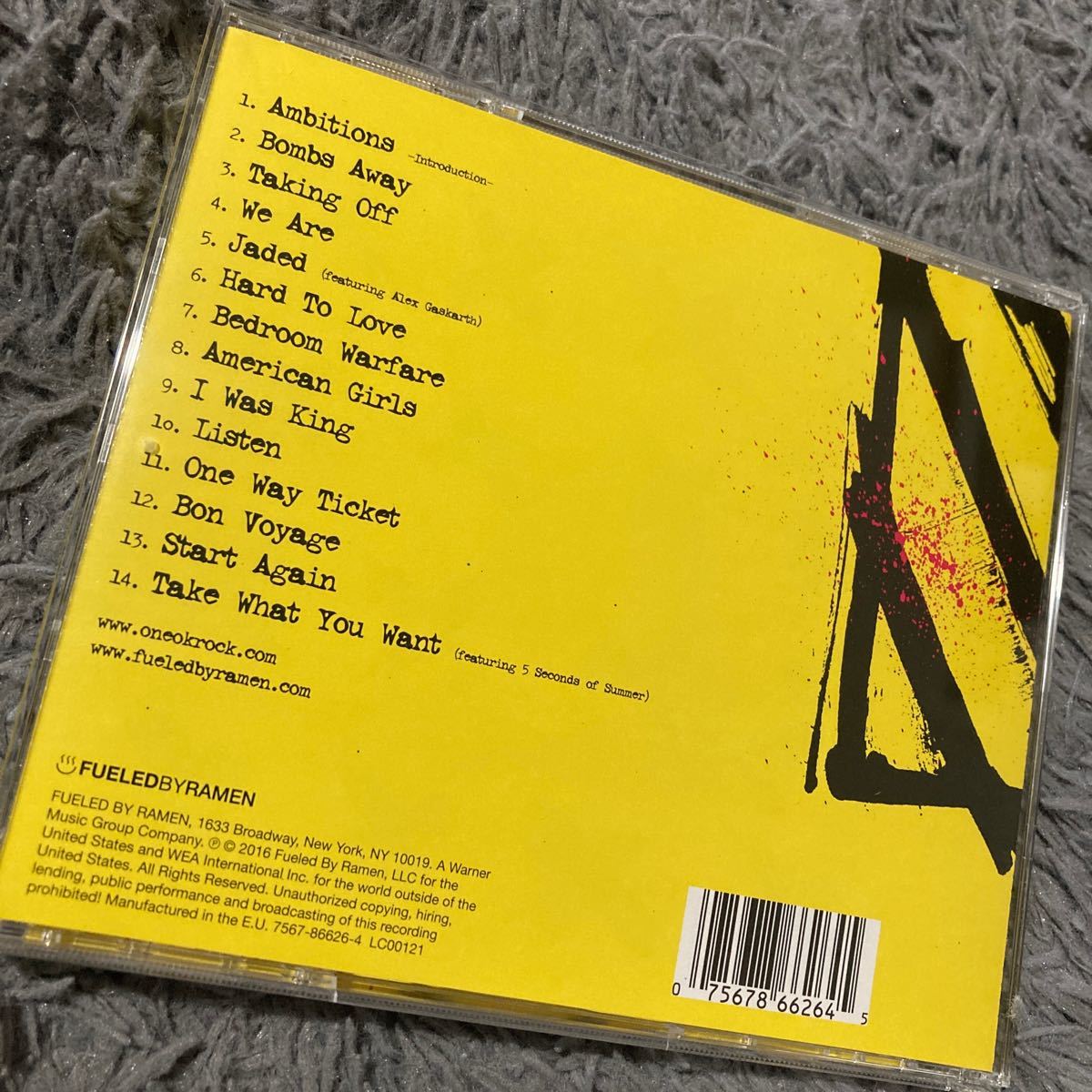ONE OK ROCK / Ambitions 輸入盤 ワンオク|Yahoo!フリマ(旧 ONE OK ROCK / Ambitions 輸入盤 ワンオク|Yahoo!フリマ(旧