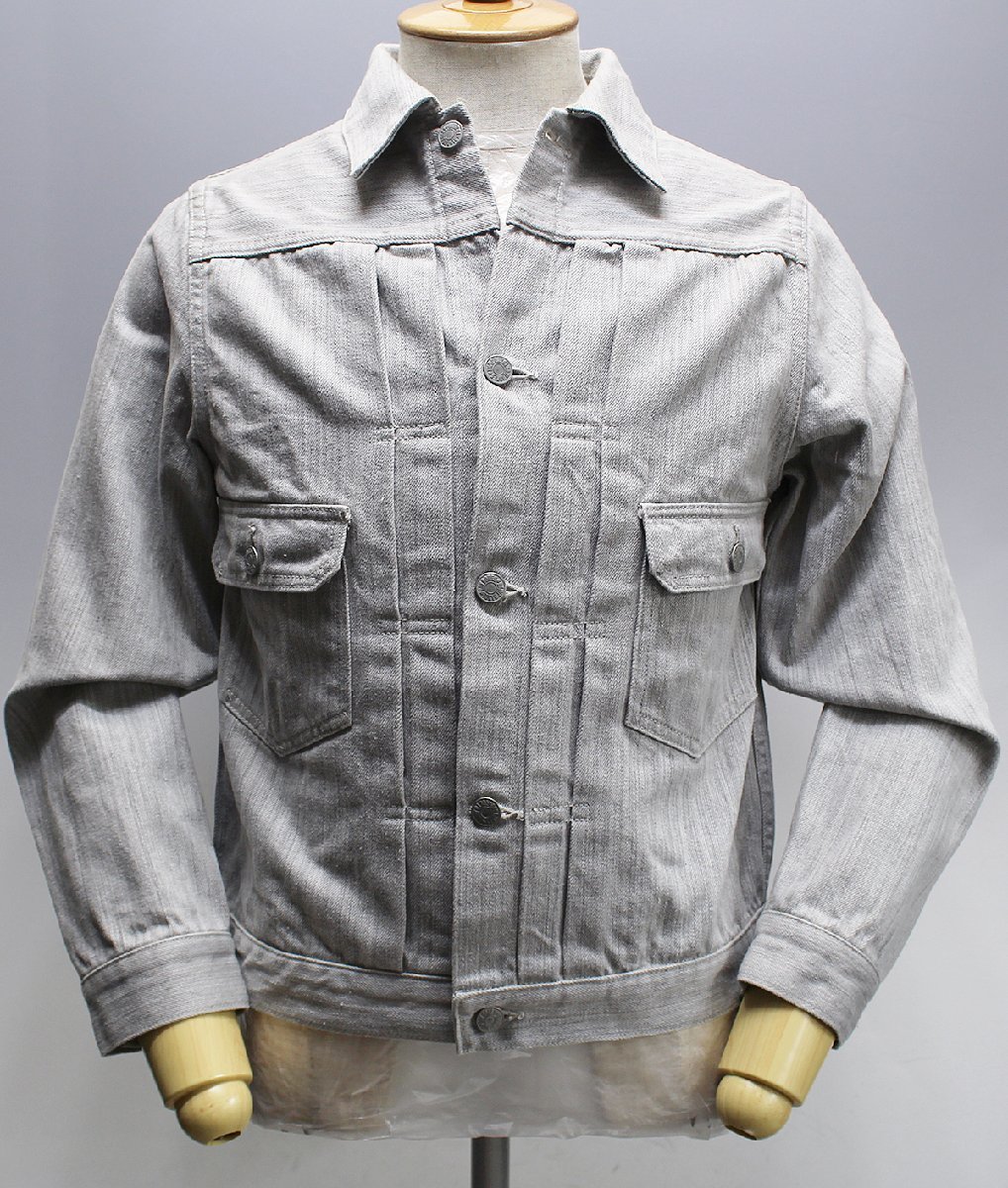 DryBones (ドライボーンズ) 2nd Type Gray Denim Jacket / グレーデニムジャケット DJ-813 美品 size 36(S)