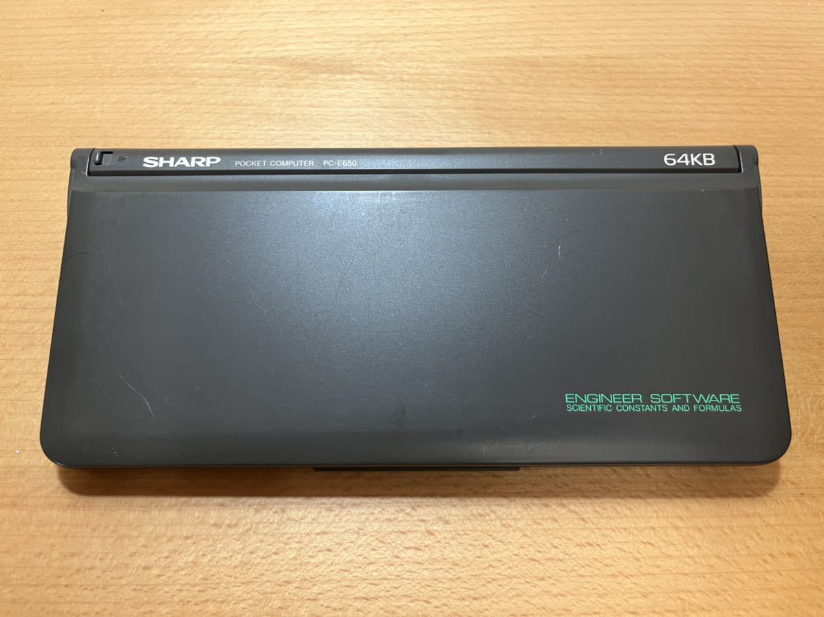 メンテ済】シャープ ポケットコンピュータ PC-E650