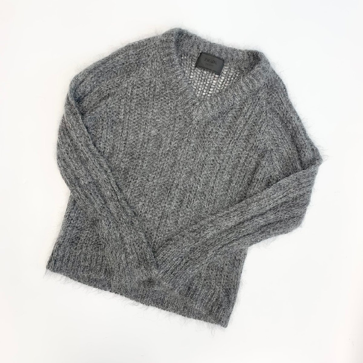 ◇PRADA mohair knit sweater GY プラダ モヘア ニット セーター