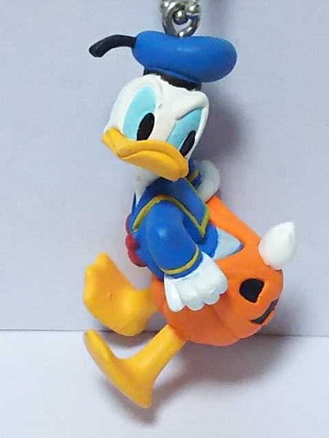 90^200) Disney Halloween pumpkin pants mascot (200 jpy Capsule toy ) Donald 