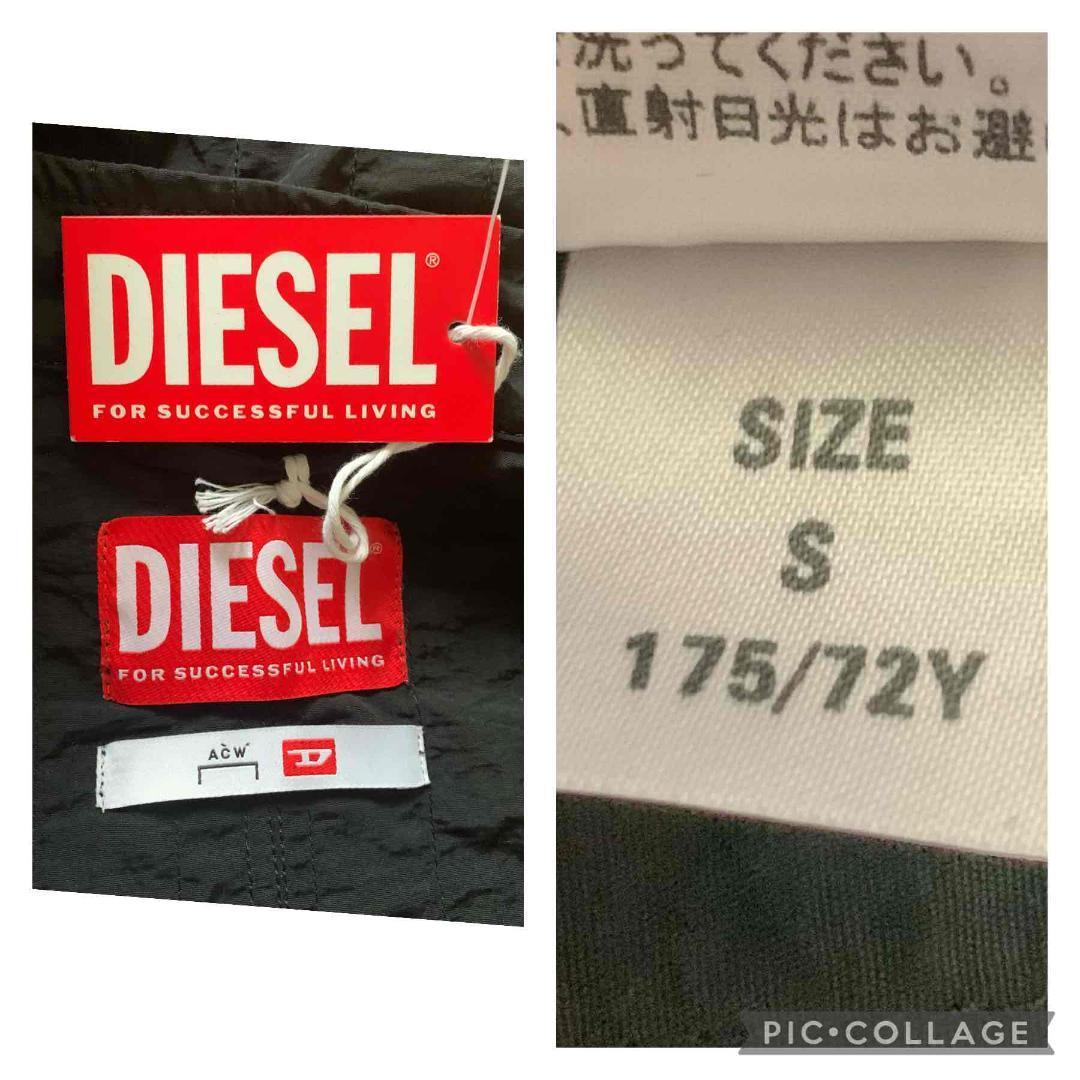 年末セール　定価8.9万 DIESEL ディーゼル ナイロン ジャケット 正規品人気 メンズ ブラック 秋 冬 コート_画像10