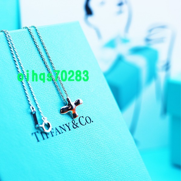 新品　未使用 TIFFANY &Co. ティファニーバードクロスネックレス