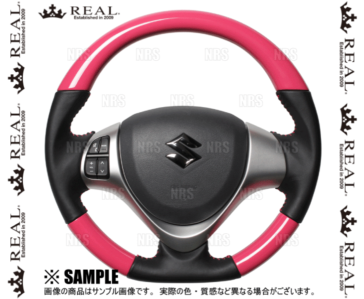 REAL レアル オリジナル (キャンディピンク/ピンクステッチ) ワゴンR/スティングレー MH34S/MH44S 2012/9～2017/2 (MR31-PCW-PC