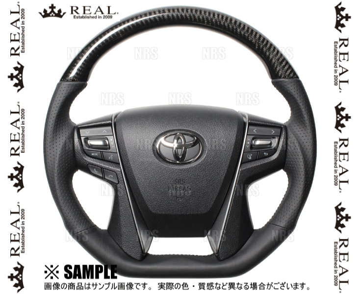 REAL レアル プレミアム (Dシェイプ/ブラックカーボン/ブラックユーロS)　クラウン アスリート　GRS210/GRS211/GRS214/ARS210 (S210-BKC-BK_画像1