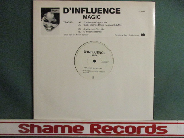 D'Influence ： Magic 12'' (( D' Influence Original Mix / DInfluence Remix / D Influence / 落札5点で送料無料_画像1