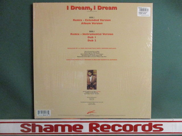 Jermaine Jackson ： I Dream I Dream 12'' (( L.A. Reid & Babyface Pro. / Remix / 落札5点で送料無料_画像2