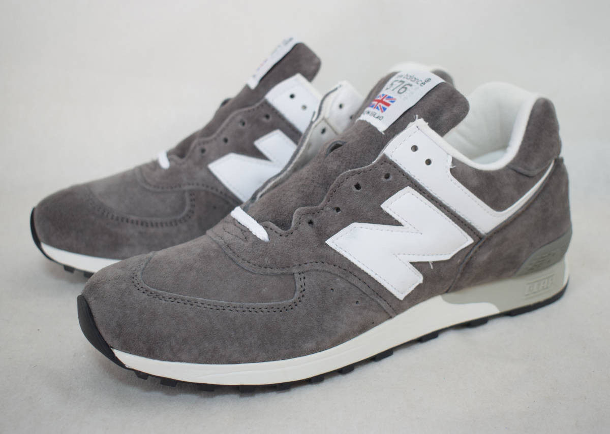 未使用品 国内品 英国製 New Balance ニューバランス M576GRS GRAY グレー×ホワイト US8D 26cm_画像1